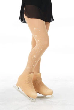 Mondor Over The Boot Skating Tights W/ Sequin Applique