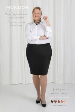 Mondor Footed Semi-Opaque 30 Denier Curvy Tights - 13 Colors -Figure Skating Equipment Store 05497 d7 006