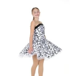 Jerry's Swishy Swing #120 Dance Skating Dress - White -Figure Skating Equipment Store 120whiteside 2025