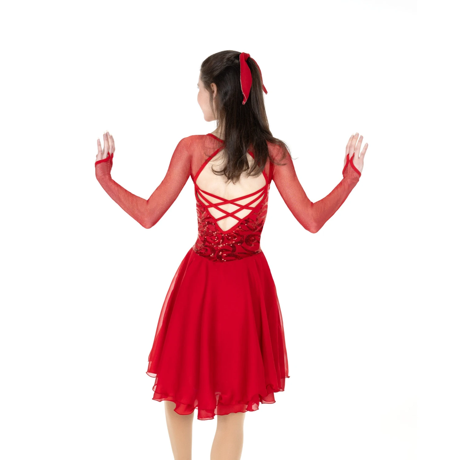 Jerry's Fire & Foxtrot #131Dance Skating Dress 4 Jerry's Fire & Foxtrot #131Dance Skating Dress - Image 2