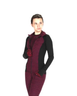 Jerry's Ready To Ship Ice Core Skating Jacket - Cherry