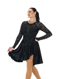 Jerry's Ready To ShipLilt Of Lace #210 Dance Skating Dress - Black