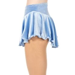Jerry's Ready To Ship Twinkle Velvet Skating Skirt - Powder Blue