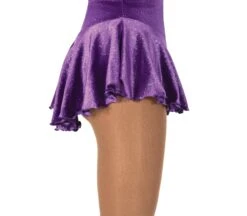 Jerry's Ready To Ship Twinkle Velvet Skating Skirt - Violet