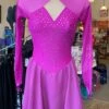 Solitaire Ready To Ship Magenta Beaded Skating Dress -Figure Skating Equipment Store 320E6643 EF6B 4985 B319 E300687405CB