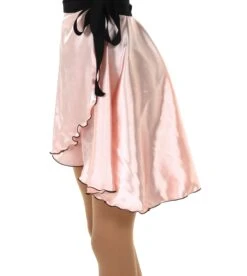 Jerry's Satin Wrap Dance Skirt - Pink