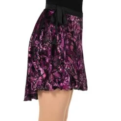 Jerry's Flocked Velvet Wrap Dance Skirt