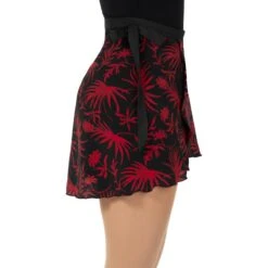 Jerry's Red Foliage Wrap Dance Skirt