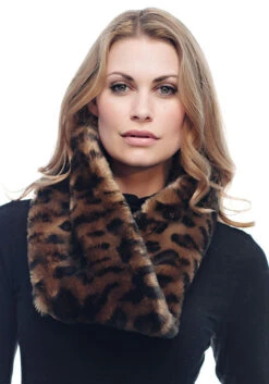 Fabulous Furs Ready To Ship Eternity Scarf - Panther