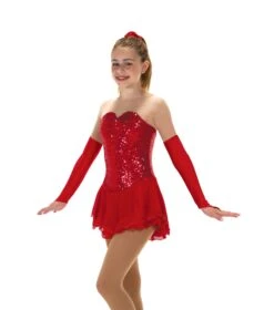 Jerry's Ready To Ship Sequins At Heart #531 Skating Dress