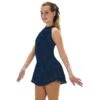 Jerry's Ready To Ship Daybreak #546 Beaded Skating Dress - Indigo Dew -Figure Skating Equipment Store 546IndigoFront