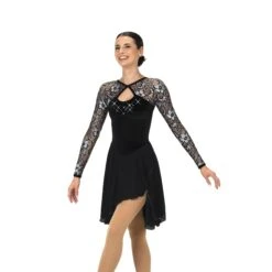 Jerry's Ready To Ship Crystals & Lace #574 Dance Skating Dress