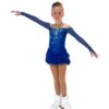Jerry's Compelling #604 Beaded Skating Dress - Royal Blue -Figure Skating Equipment Store 604RoyalBlueFront