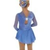 Jerry's Ready To Ship Treasures #649 Skating Dress - Periwinkle Blue -Figure Skating Equipment Store 649PeriwinkleBlueBack