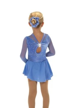 Jerry's Ready To Ship Treasures #649 Skating Dress - Periwinkle Blue