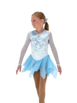 Jerry's Clear Ice #687 Skating Dress - Ice Blue