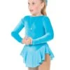 Jerry's Skatesong #688 Skating Dress - Sky Blue -Figure Skating Equipment Store 688SkyBlueFront