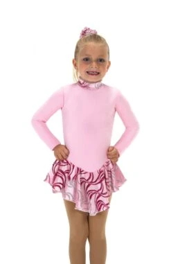Jerry's Fancy #696 Fleece Skating Dress - Ballet Pink