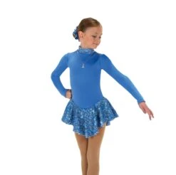 Jerry's Fancy #696 Fleece Skating Dress - Bluebell