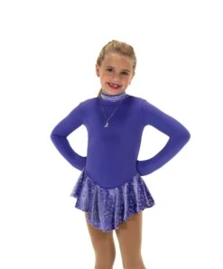 Jerry's Fancy #696 Fleece Skating Dress - Concord Purple