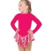 Jerry's Ready To Ship Fancy #696 Fancy Skating Dress - Deep Pink -Figure Skating Equipment Store 696DeepPinkFront
