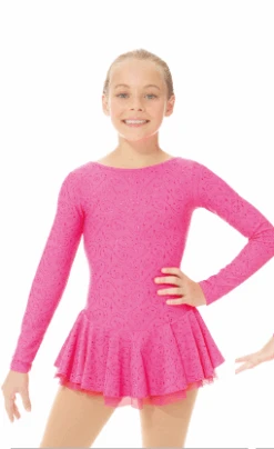 Mondor Ready To Ship #664 Skating Dress - Coral