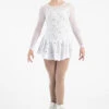 Mondor Fantasy On Ice #613 Skating Dress - White -Figure Skating Equipment Store 93E56AFA BAA5 40FA 8D64 D2957DDEEB0E