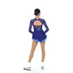 Aurora Ice Royal Renaissance Beaded Skating Dress -Figure Skating Equipment Store AA014back