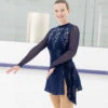Aurora Ice Frost Patterns Skating Dress -Figure Skating Equipment Store AA035front