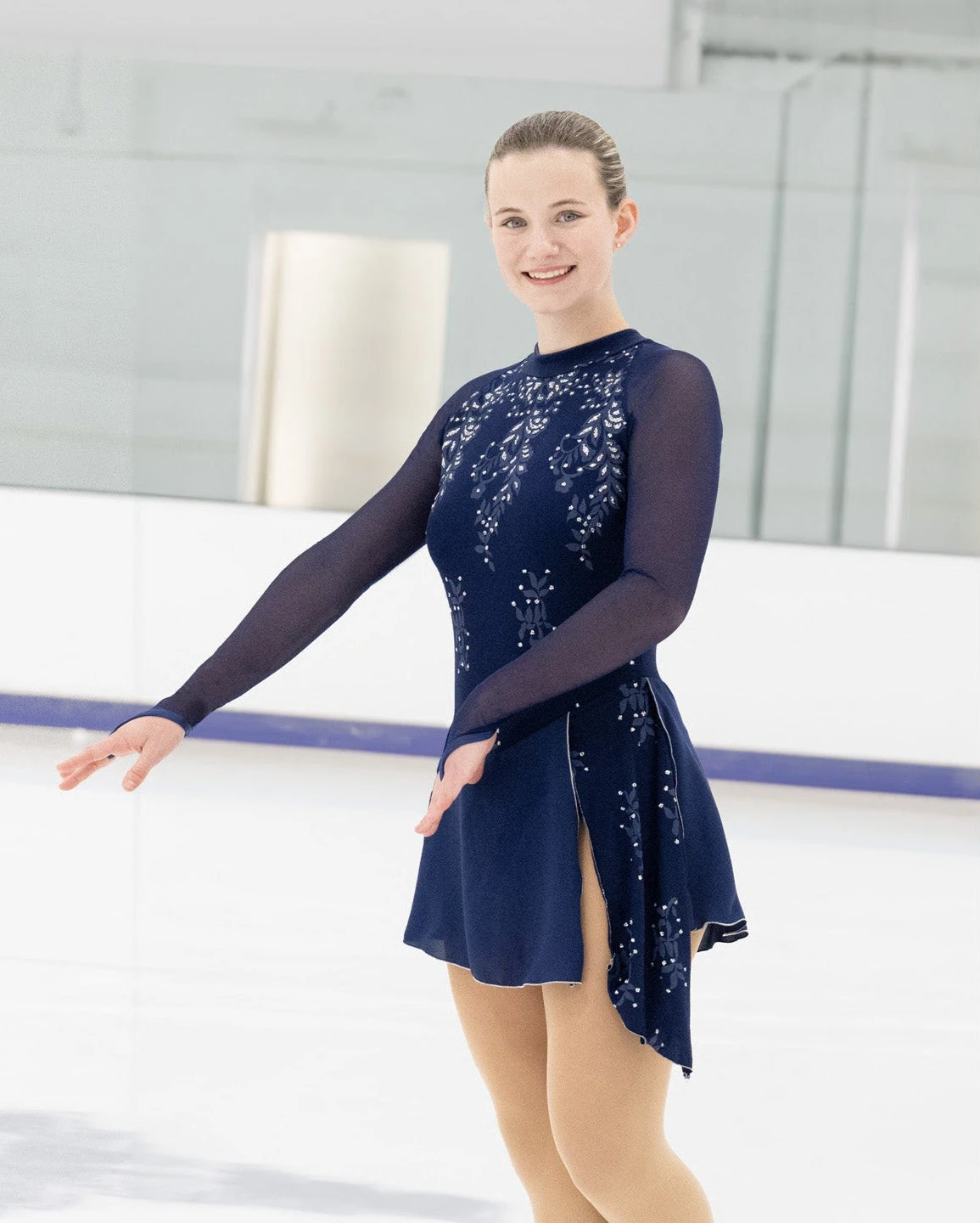 Aurora Ice Frost Patterns Skating Dress 3 Aurora Ice Frost Patterns Skating Dress