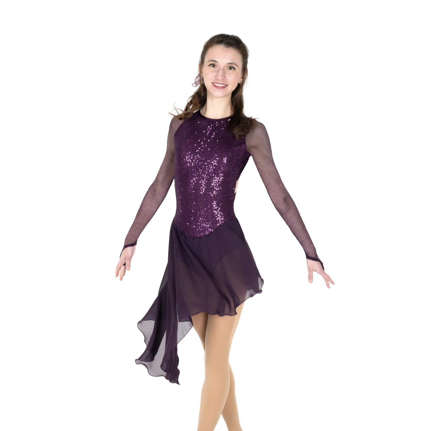 Aurora Ice Darkening Dance Skating Dress 3 Aurora Ice Darkening Dance Skating Dress