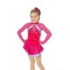 Aurora Ice Dazzle Duo Beaded Skating Dress - Pink/Blue -Figure Skating Equipment Store AJ350pinkbluefront