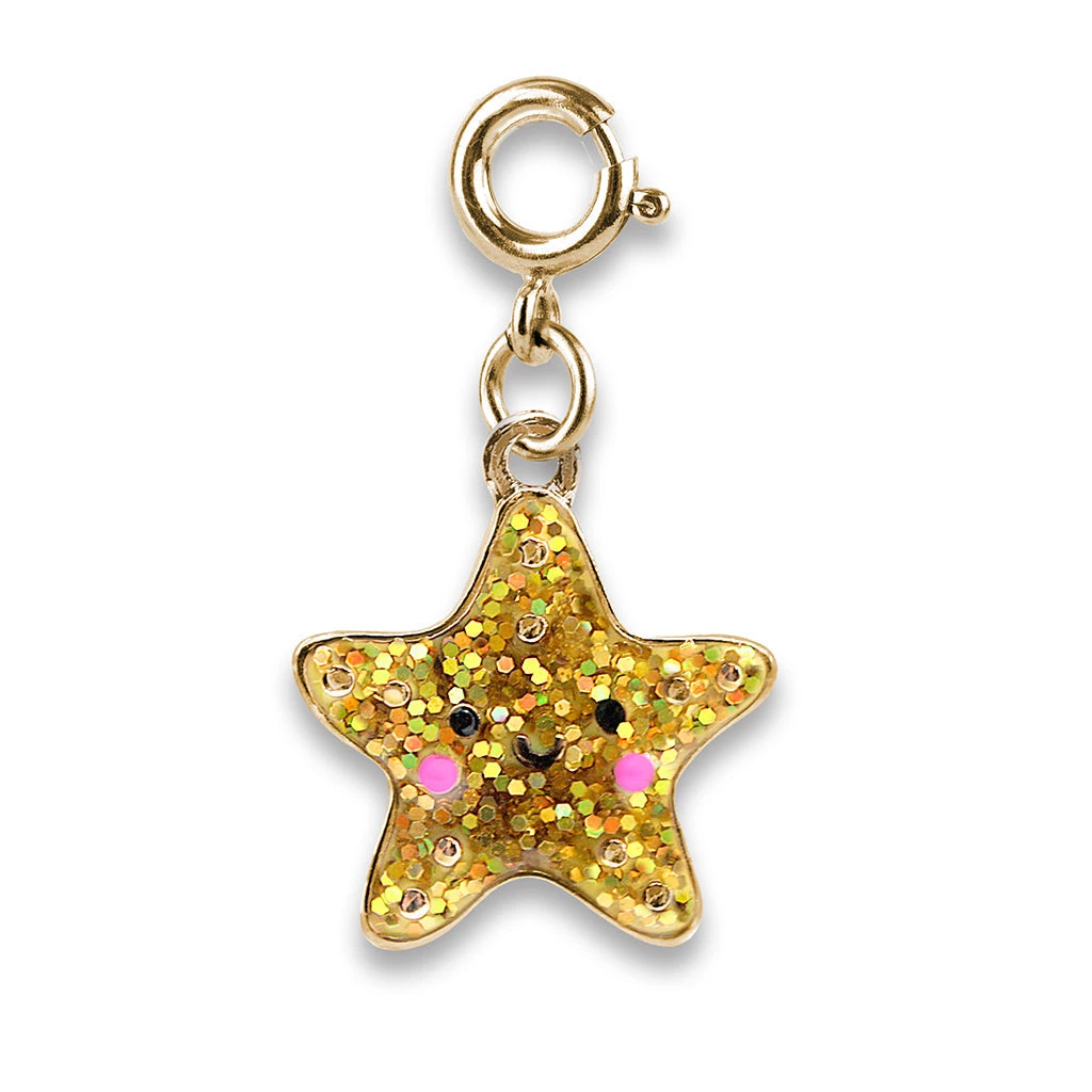 CHARM IT! Gold Glitter Starfish Charm 3 CHARM IT! Gold Glitter Starfish Charm
