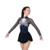 Solitaire Strappy Super Beaded Skating Dress - Navy -Figure Skating Equipment Store F22002SNavy CToneFront f21bbe05 66fe 4acf bce1 ee688b401d4a
