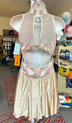 Jerry's Golden Champagne #582 Skating Dress -Figure Skating Equipment Store IMG 0580 1