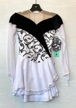 Jerry's Gift Wrap #532 Skating Dress - Black & White -Figure Skating Equipment Store IMG 0817