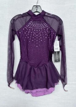 Jerry's Ready To Ship Amethyst Avalanche #573 Beaded Skating Dress -Figure Skating Equipment Store IMG 1325