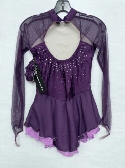 Jerry's Ready To Ship Amethyst Avalanche #573 Beaded Skating Dress -Figure Skating Equipment Store IMG 1328