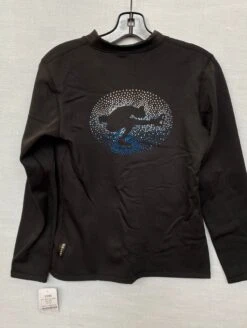 Jerry's Ready To Ship Sit Spin Beaded Fleece Jacket - Blue -Figure Skating Equipment Store IMG 1376