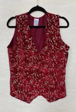 Jerry's Ready To Ship Men's Skating Vest - Deep Claret -Figure Skating Equipment Store IMG 1420