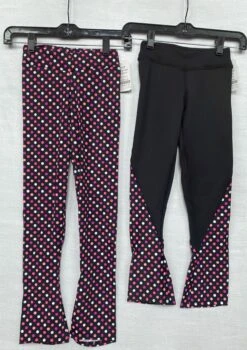 Jerry's Ready To Ship Dot Com Fleece Skating Pants - Pink -Figure Skating Equipment Store IMG 1573