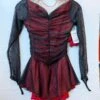 Solitaire Ready To Ship Shadow Color Unbeaded Skating Dress - Red 1 Solitaire Ready To Ship Shadow Color Unbeaded Skating Dress - Red -Figure Skating Equipment Store IMG 1989