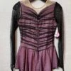 Solitaire Ready To Ship Shadow Color Beaded Skating Dress - Pink