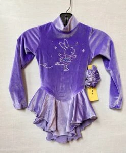 Jerry's Ready To Ship Critter #170 Beaded Skating Dress - Bunny