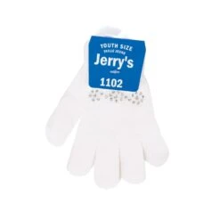 Jerry's Ready To Ship Crystal Bracelet Stretchy Gloves - White