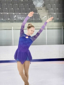 Jerry's Ready To Ship Blue Iris #23 Skating Dress