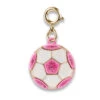 CHARM IT! Gold Glitter Soccer Ball Charm