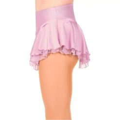 Jerry's Ready To Ship Lycra Over Mesh Skating Skirt - Pink