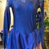 Jerry's Meridian Blue #585 Beaded Skating Dress