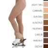 Mondor Closeout Heel Cover Performance 80 Denier Skating Tights -Figure Skating Equipment Store IMG 5745